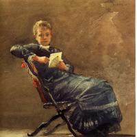 Homer, Winslow - Girl Seated